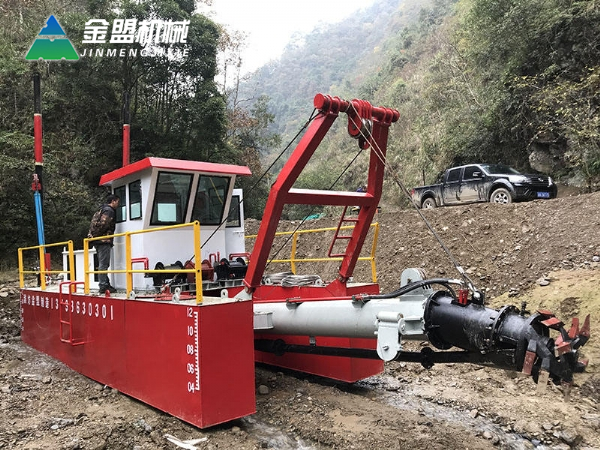 4寸泵全液压绞吸船