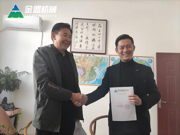 外蒙古呼总订购10寸抽沙船